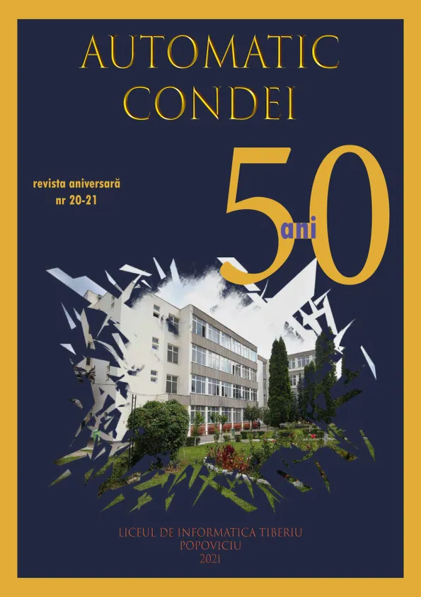 Coperta ediției 2021